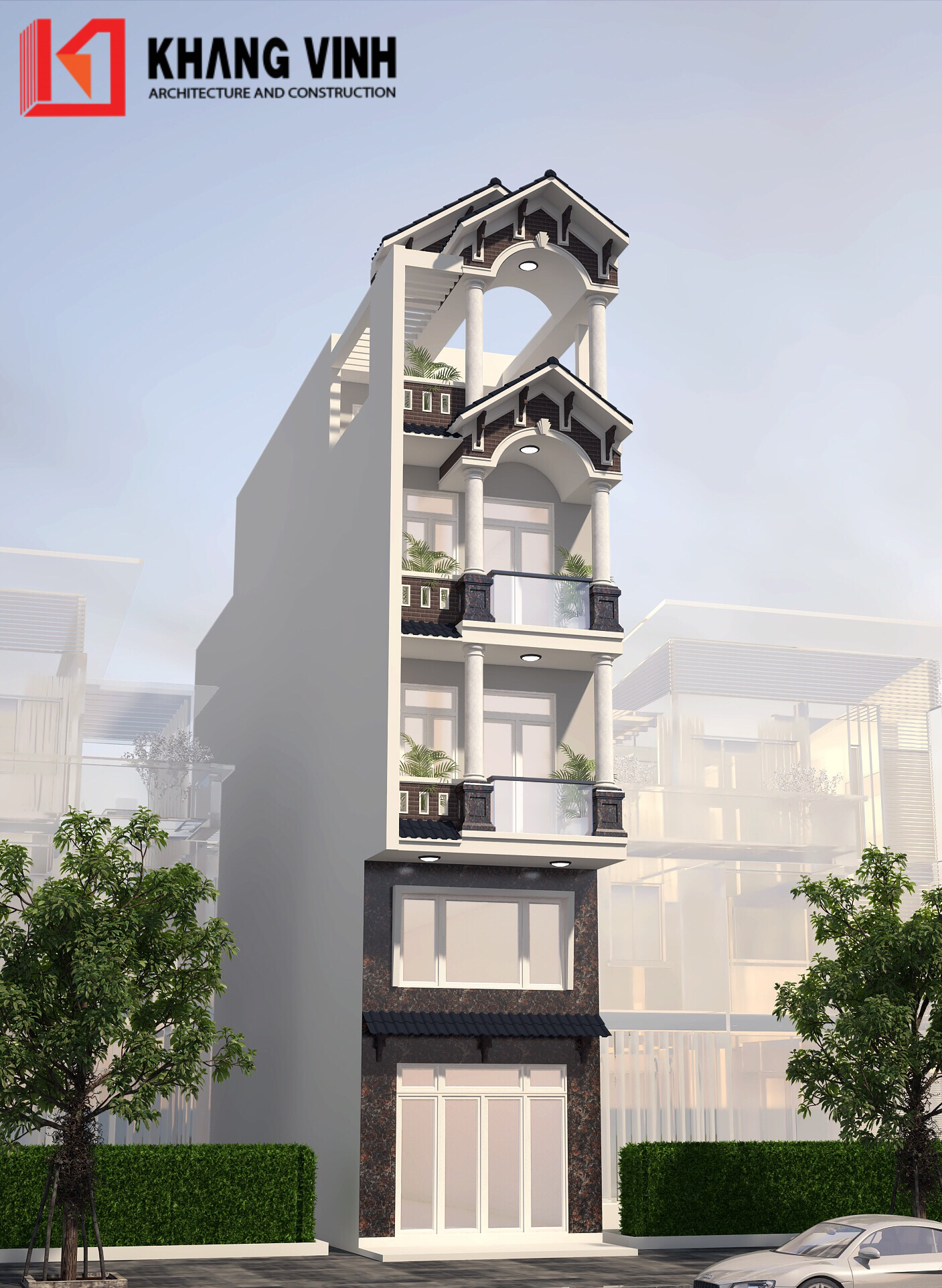 Xây nhà trọn gói 68m2