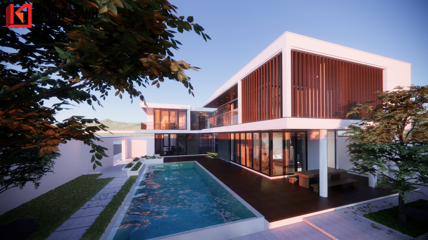 Xây biệt thự trọn gói 553m2