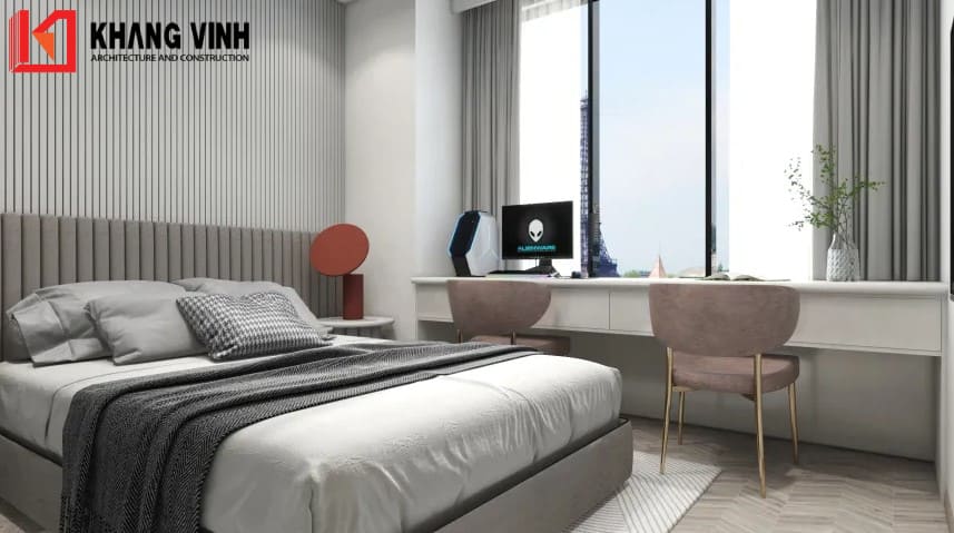 Đơn giản nhưng không hề sơ sài kết hợp những đường nét tối giản