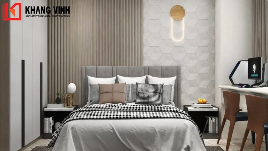 Đơn giản nhưng không hề sơ sài kết hợp những đường nét tối giản