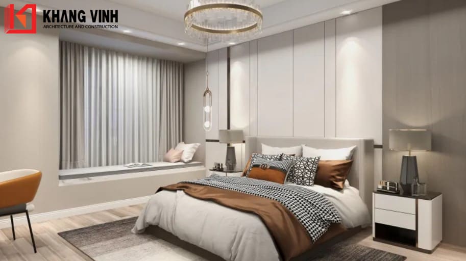 Đèn trần tạo cảm giác quý phái