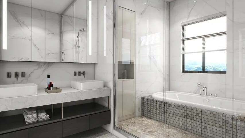 Ngâm mình thư giãn trong bồn tắm, sảng khoái cơ thể