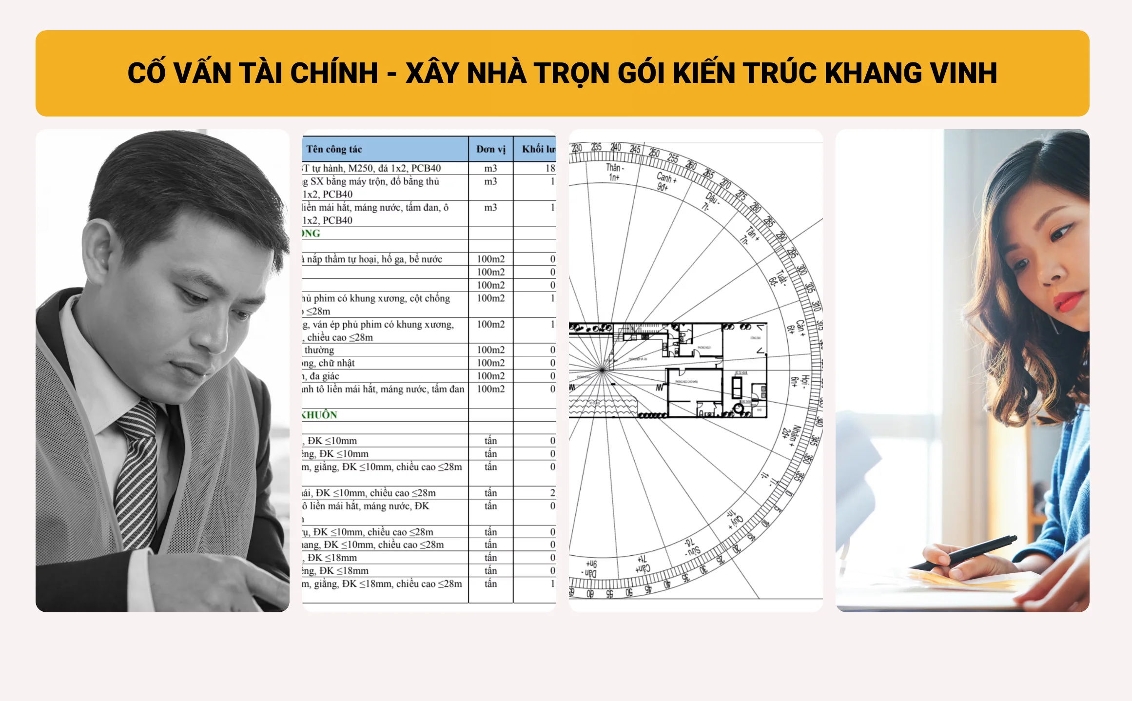 đội ngũ tư vấn tài chính tại kiến trúc khang vinh