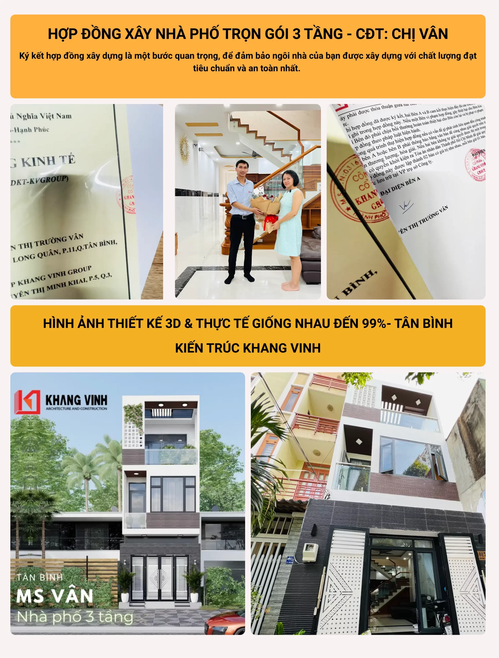 hợp đồng xây nhà trọn gói thực tế