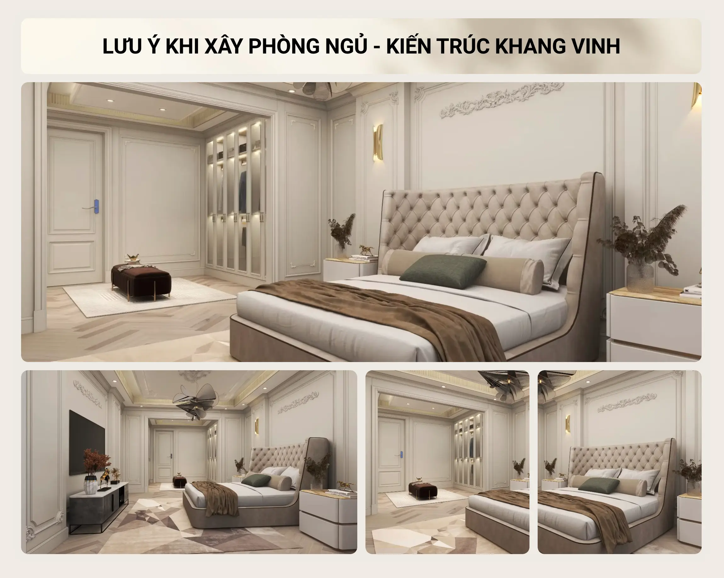 lưu ý khi xây phòng ngủ
