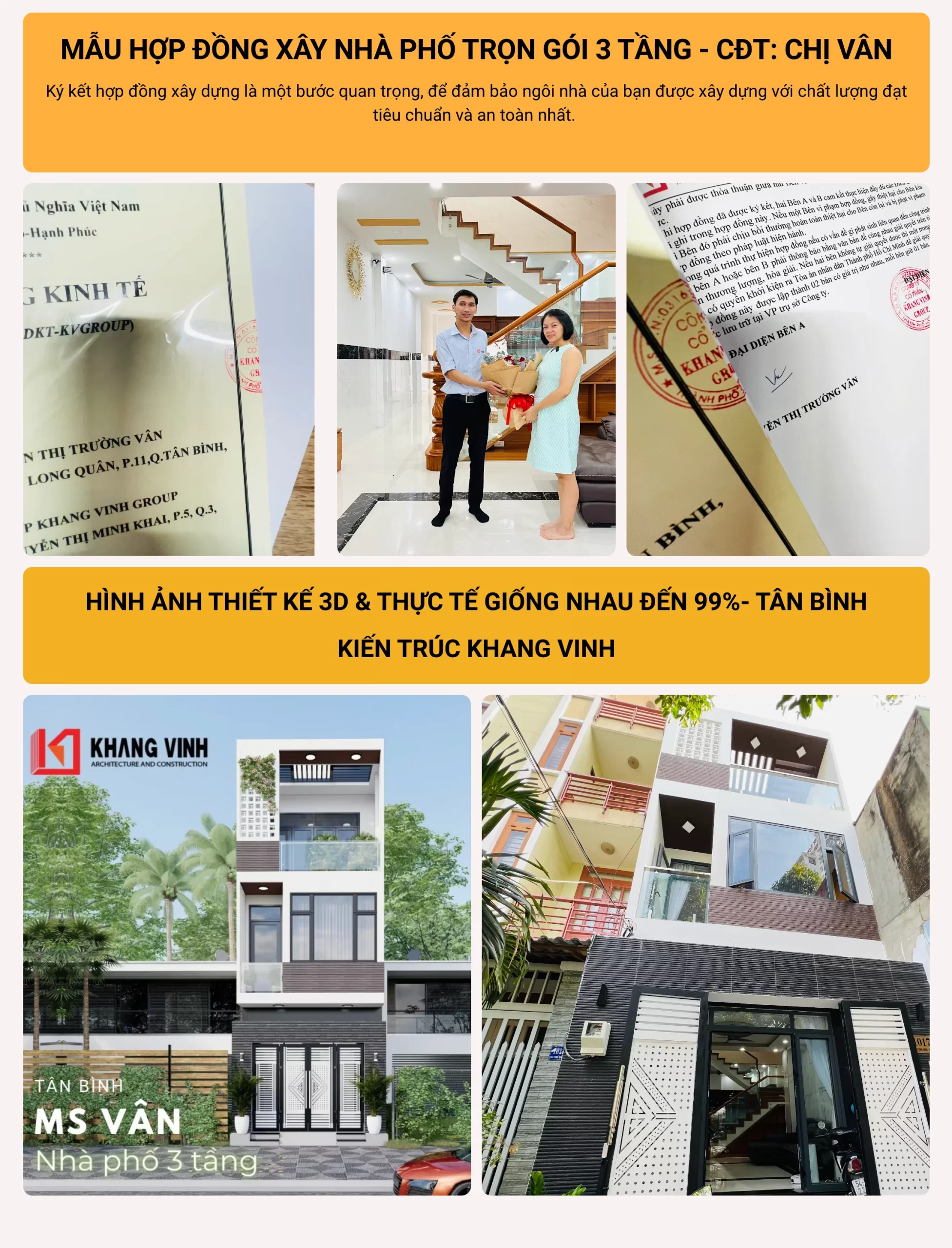 Mẫu hợp đồng xây nhà trọn gói 3 tầng