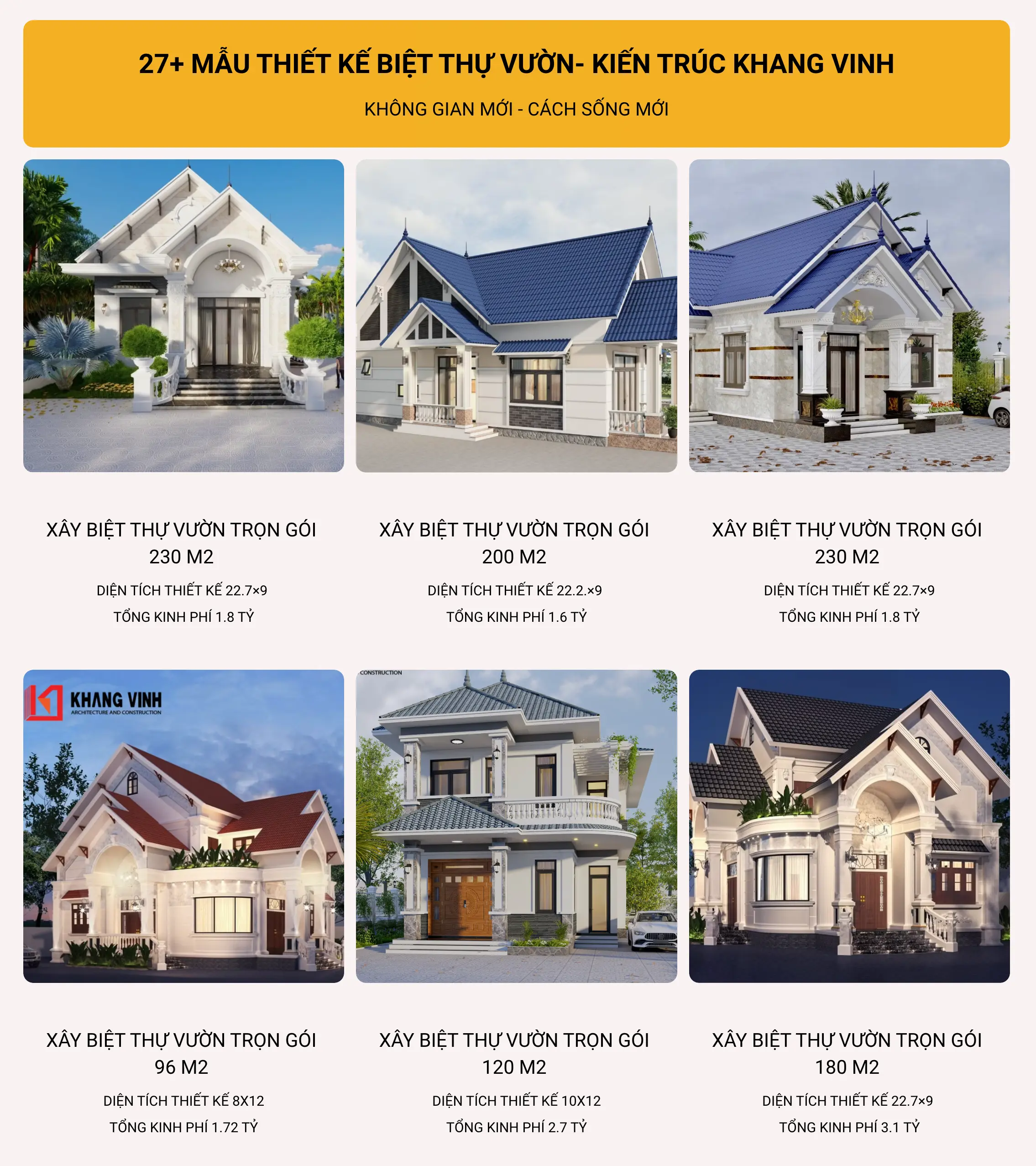 mẫu nhà trọn gói cho đơn thế hệ