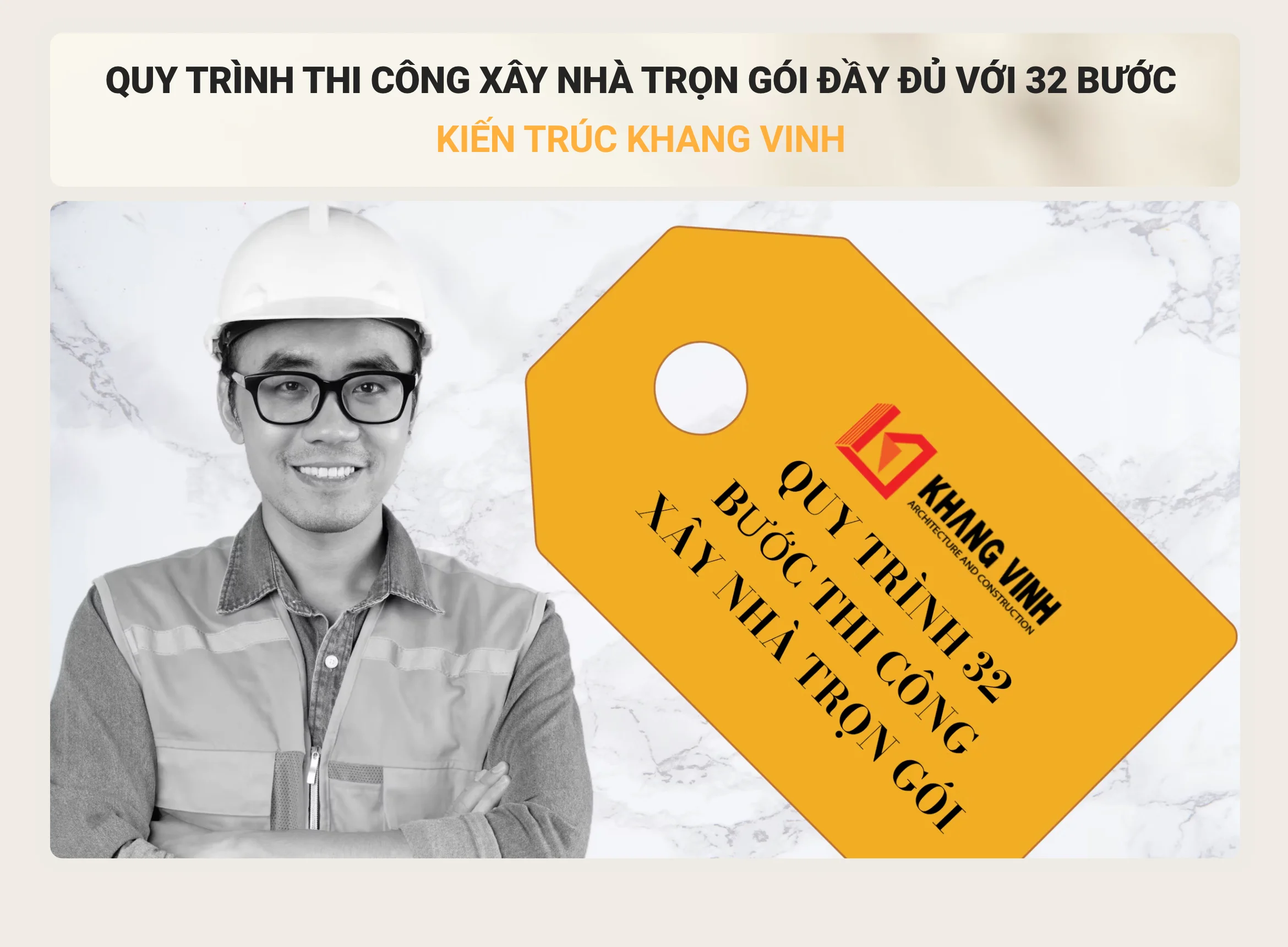 quy trình thi công xây nhà trọn gói
