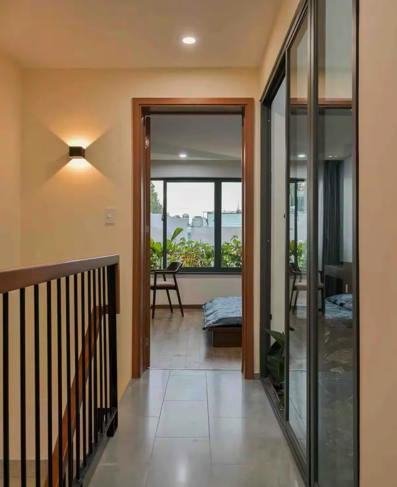 Hành lang thông thoáng gió trong lành