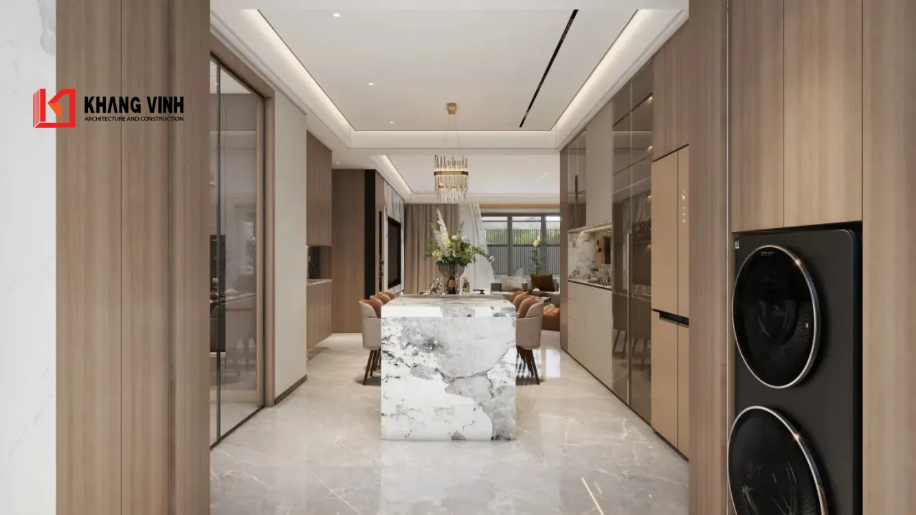 Phòng ăn - Ứng dụng công nghệ & vật liệu thông minh