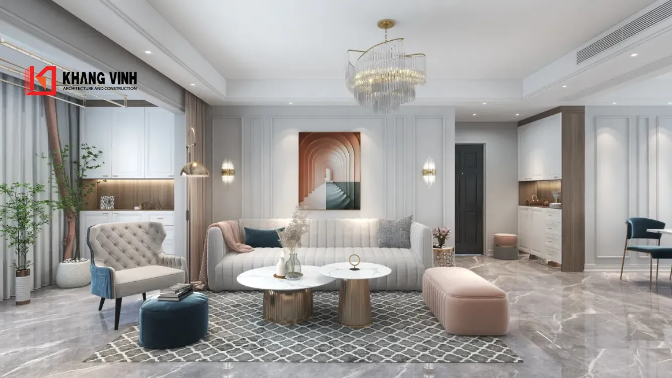 Phòng khách - Thiết kế mở và thông gió tự nhiên trong không gian sống hiện đại