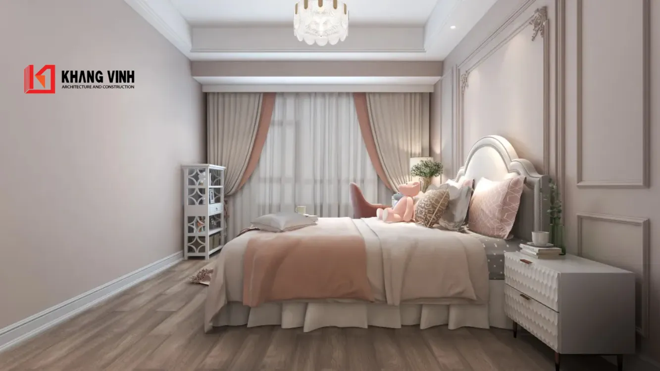 Phòng ngủ bé gái - ngập tràn sự dịu dàng và tinh tế (1)