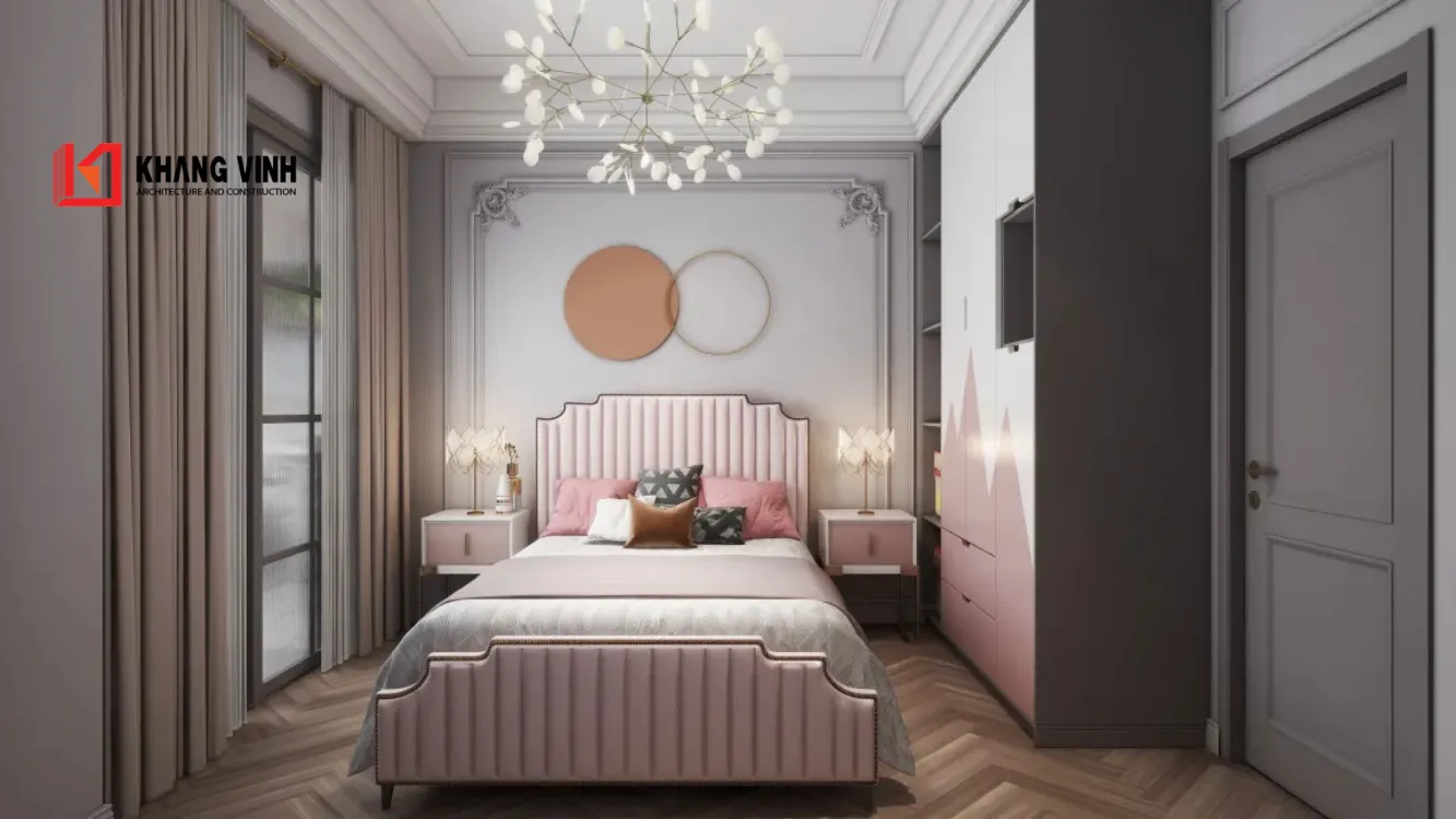 Phòng ngủ bé gái: Nơi ký ức và tình yêu lớn dần theo năm tháng